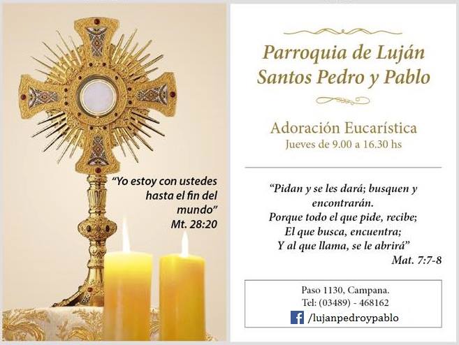 Adoración Eucarística todos los jueves, Campana