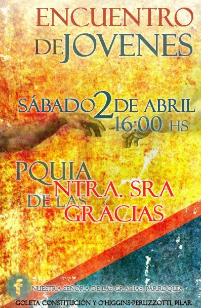 Sábado 2 de abril: Encuentro para jóvenes en Pilar
