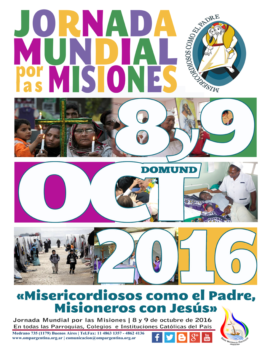 8 y 9 de octubre: Colecta Mundial por las Misiones en parroquias, capillas e instituciones católicas