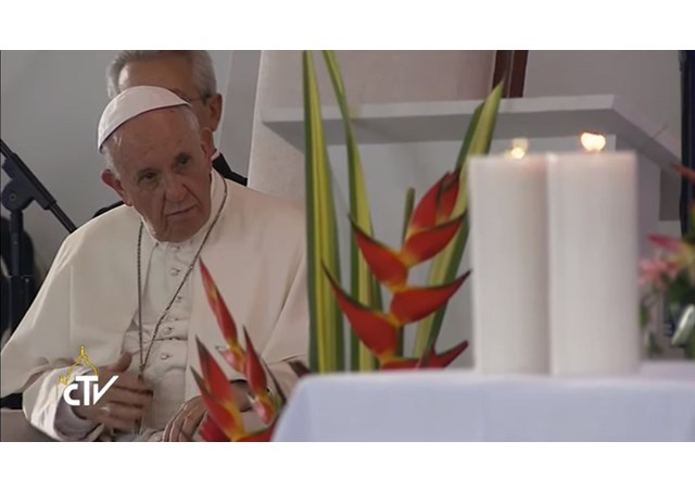 El Papa: “Colombia, abre tu corazón y déjate reconciliar. No temas a la verdad ni a la justicia”