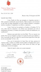 Carta al Papa