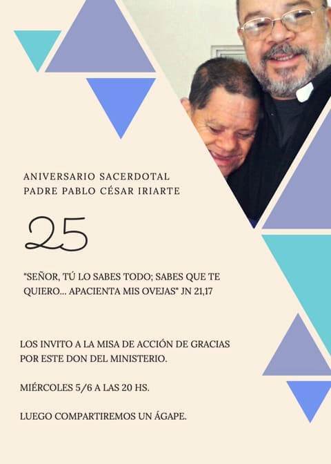 25° Aniversario Ordenación Sacerdotal Pablo Iriarte