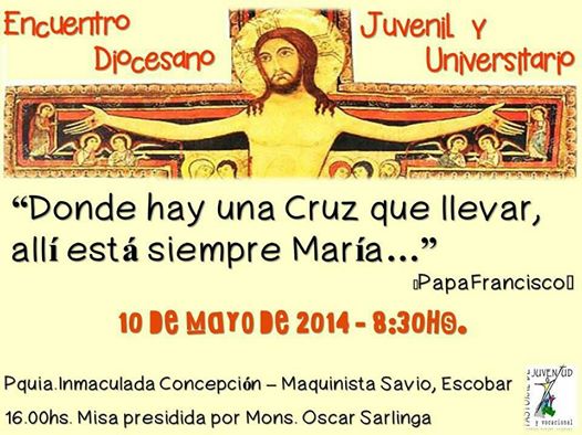 Sábado 10 de mayo: Encuentros para jóvenes