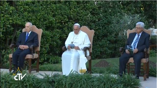 El Papa Francisco en el encuentro interreligioso por la paz