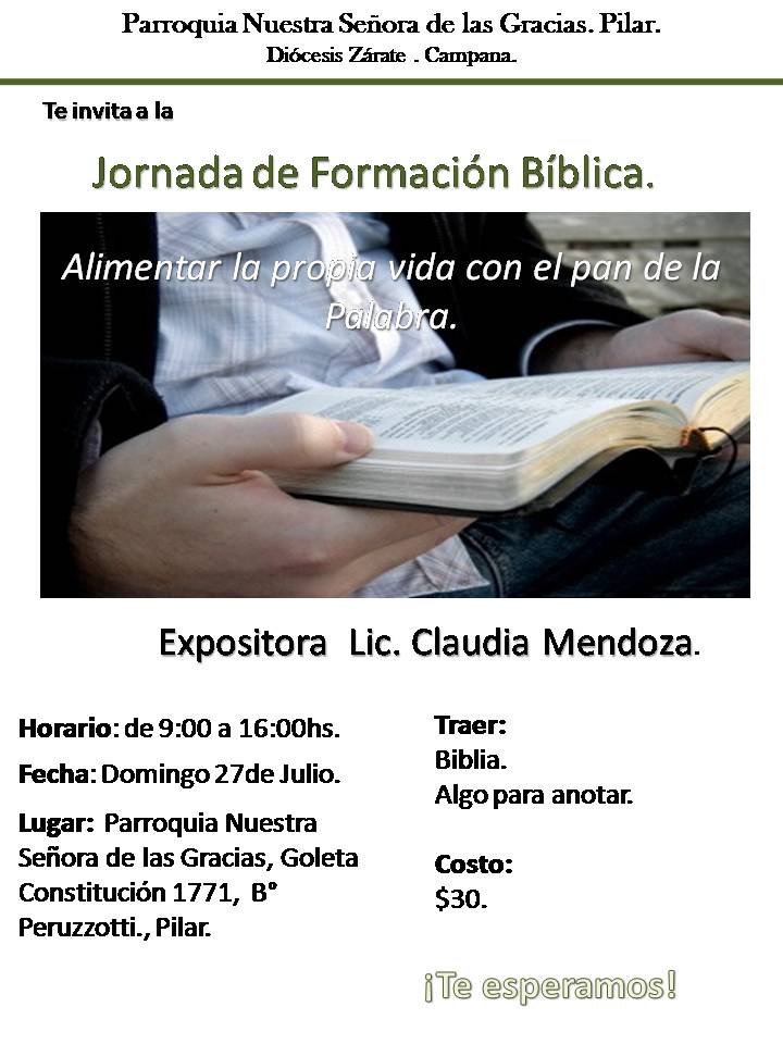 26 y 27 de julio: Actividades en la Pquia. Ntra. Sra. de las Gracias – Pilar