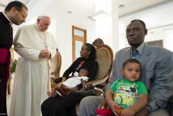 El Papa Francisco se reune con Meriam