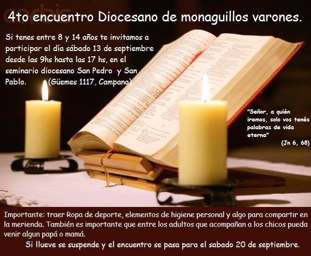 Encuentro Diocesano de Monaguillos varones