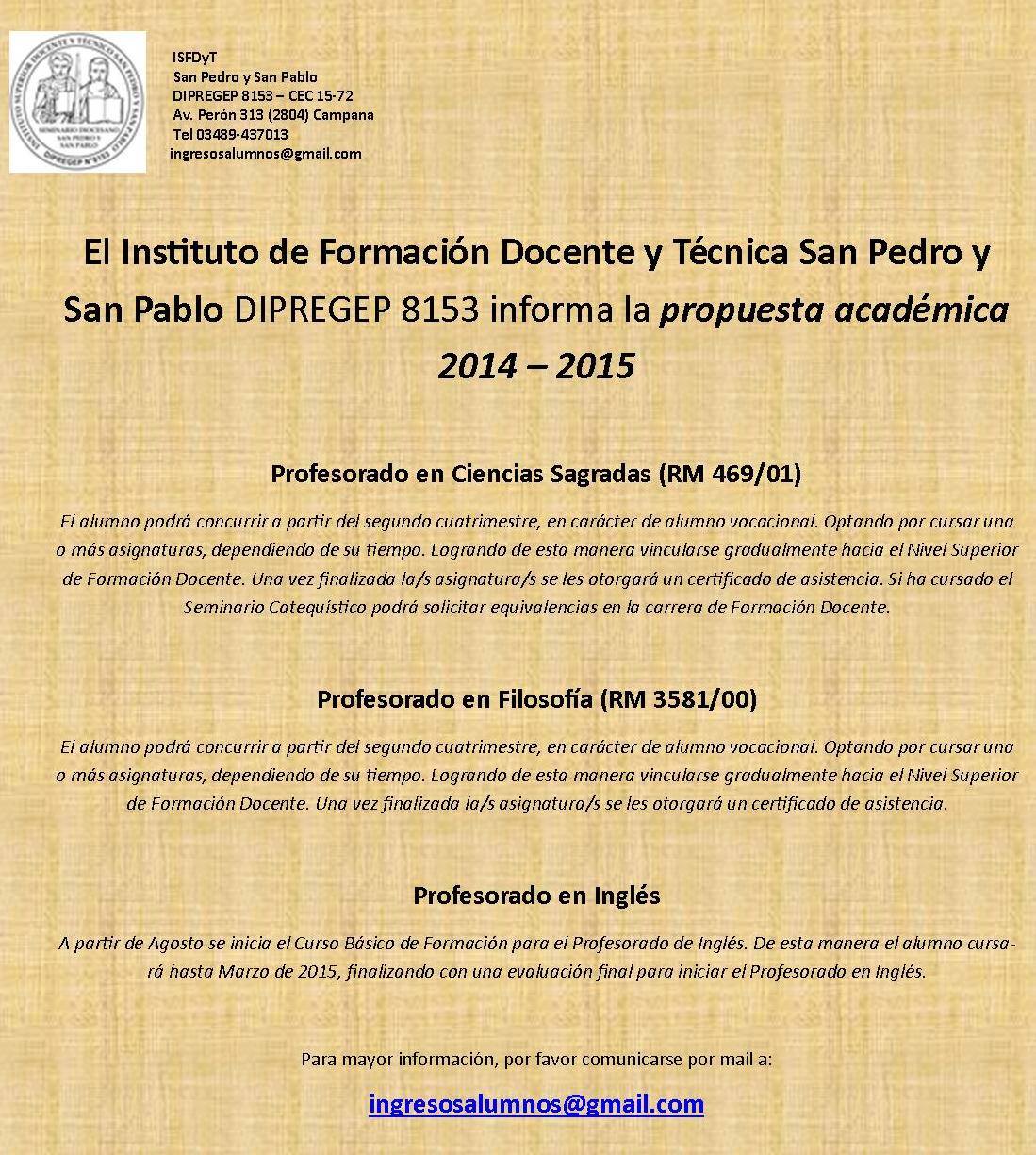 Curso del idioma Griego en Campana