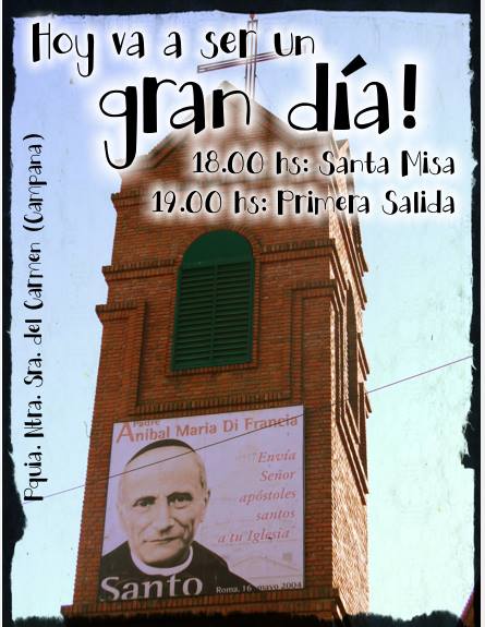 Sorpresa en la Parroquia del Carmen de Campana