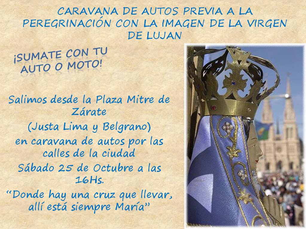 Peregrinación a Lujan 2014: Preparación en Zárate