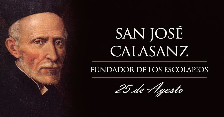 25 de agosto: San Jose de Calasanz