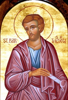 24 de agosto: San Bartolomé, Apóstol