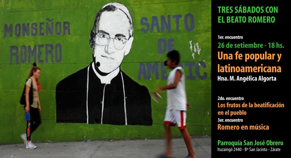 26 de septiembre: Inicio de charlas sobre Beato Romero