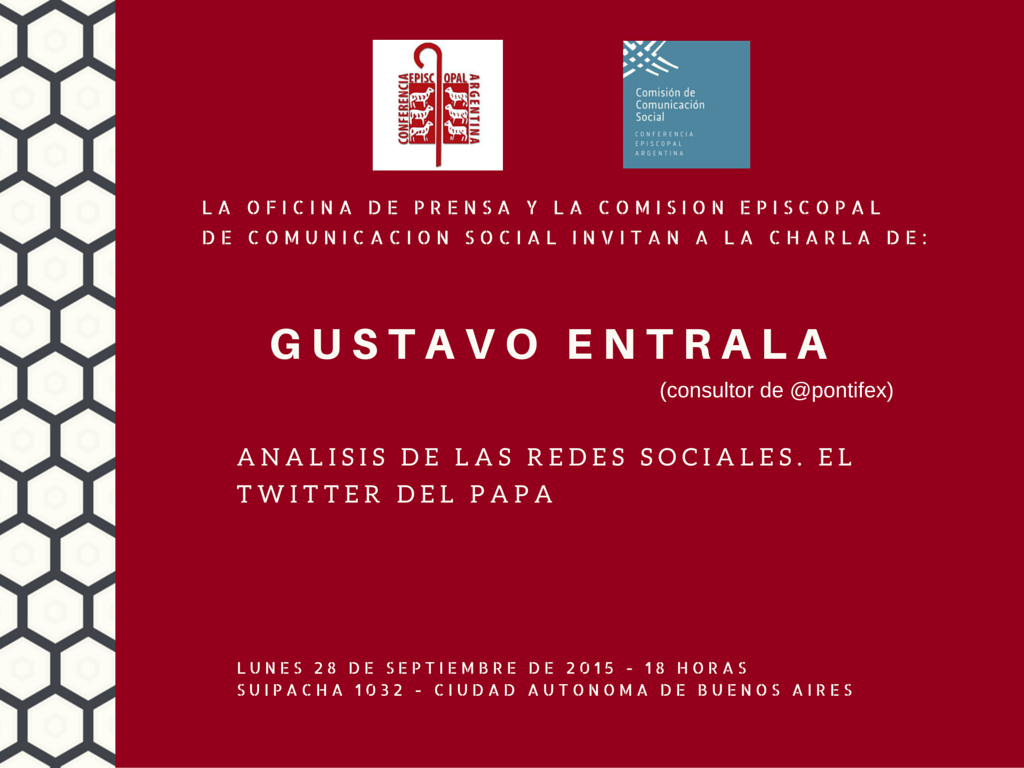 Lunes 28 de septiembre: Charla sobre análisis de las Redes Sociales