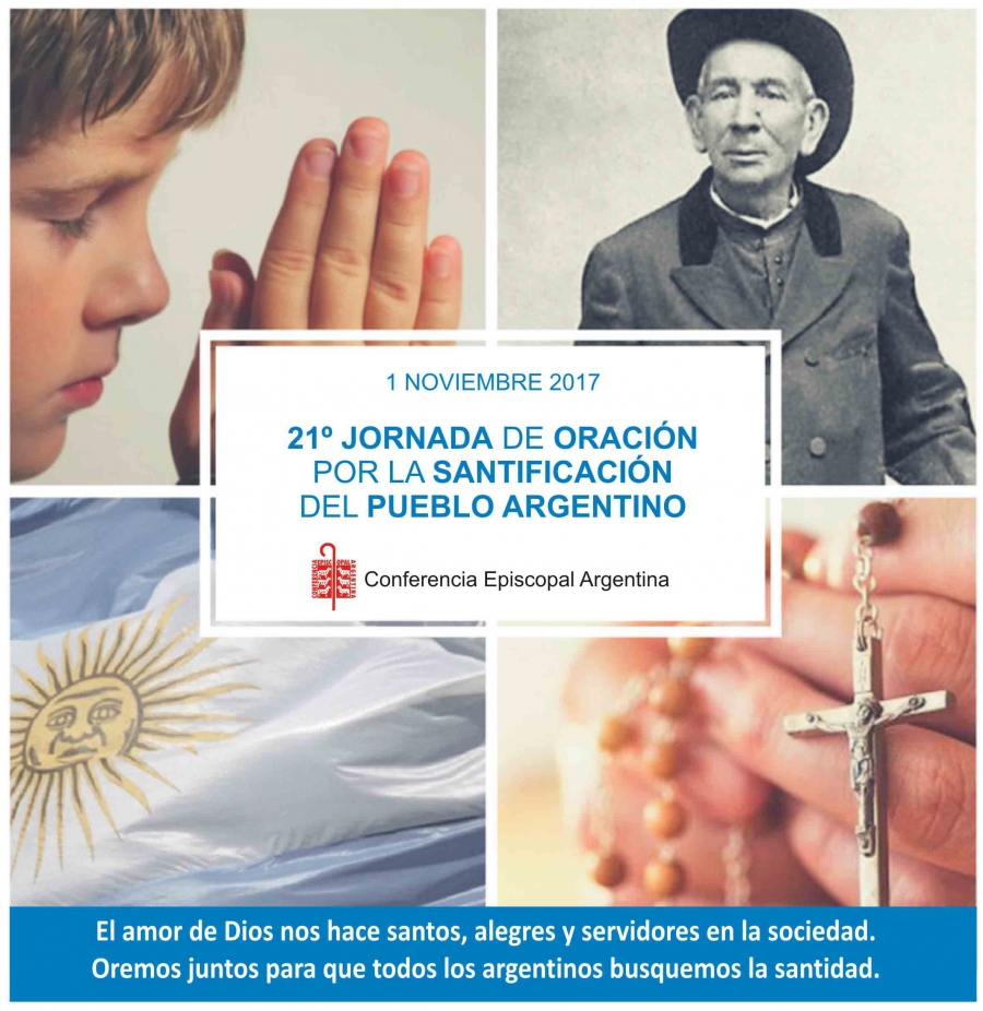 1 de Noviembre: Invitación a la Jornada de Oración por la santificación del pueblo Argentino