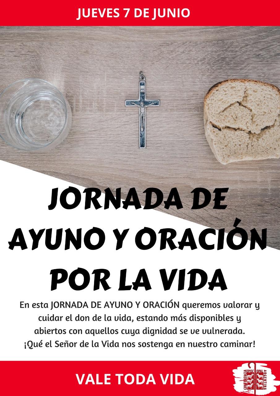 Jueves 7 de junio: Jornada Nacional de Ayuno y Oración