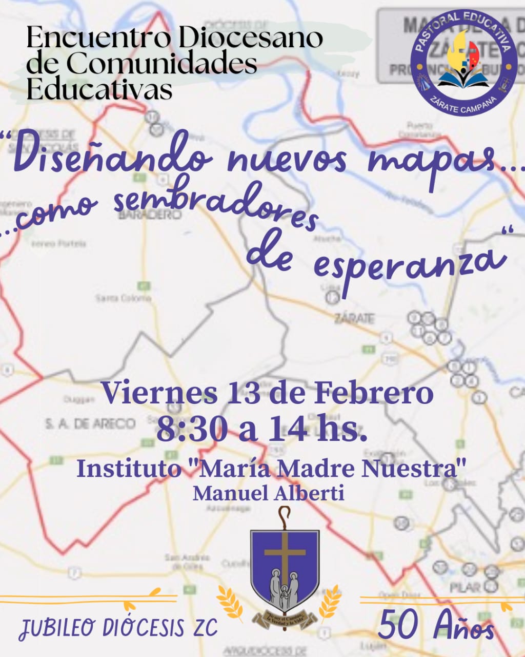 Viernes 13 de febrero: encuentro diocesano de Comunidades Educativos